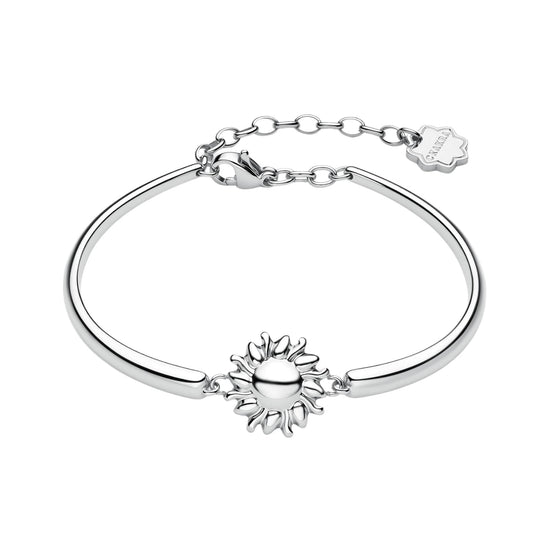 Bracciale semirigido Brosway Chakra in acciaio con sole diametro 6,2 cm