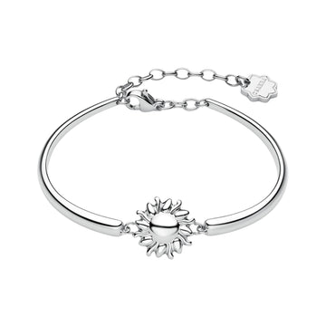 Bracciale semirigido Brosway Chakra in acciaio con sole diametro 6,2 cm
