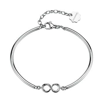 Bracciale semirigido Brosway Chakra in acciaio con infinito diametro 62 mm