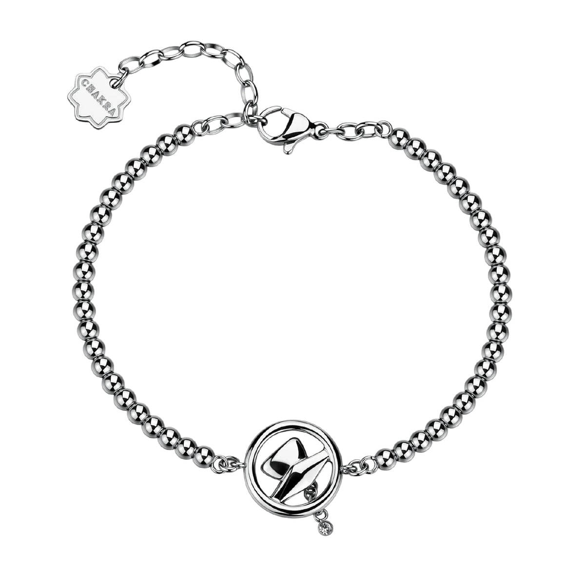 Bracciale Brosway in acciaio con sfere e tocco laurea diametro 62 mm