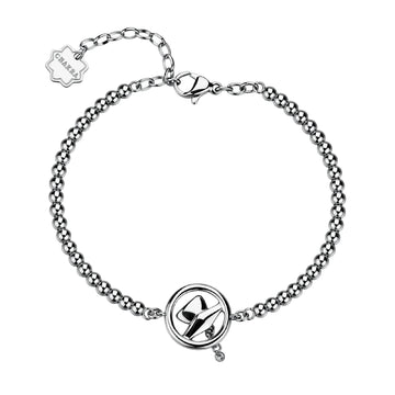 Bracciale Brosway in acciaio con sfere e tocco laurea diametro 62 mm