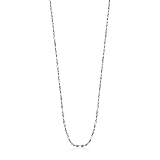 Collana girocollo Brosway Essential in acciaio 316L argento MISURA UNICA
