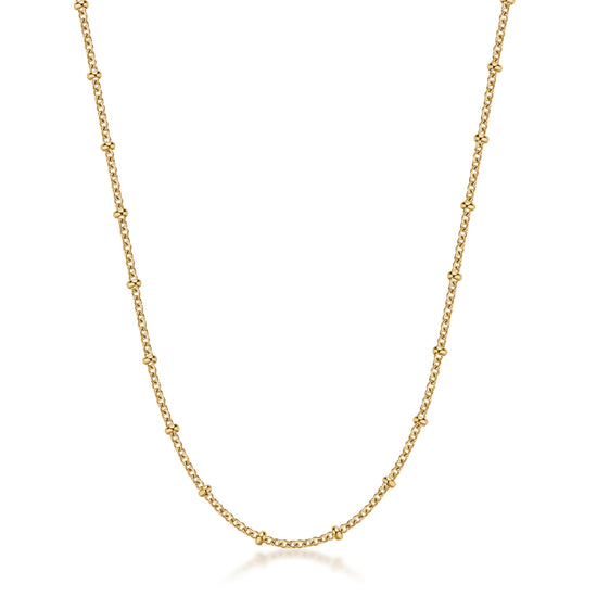 Collana lunga Brosway Essential in acciaio con finitura pvd oro MISURA UNICA