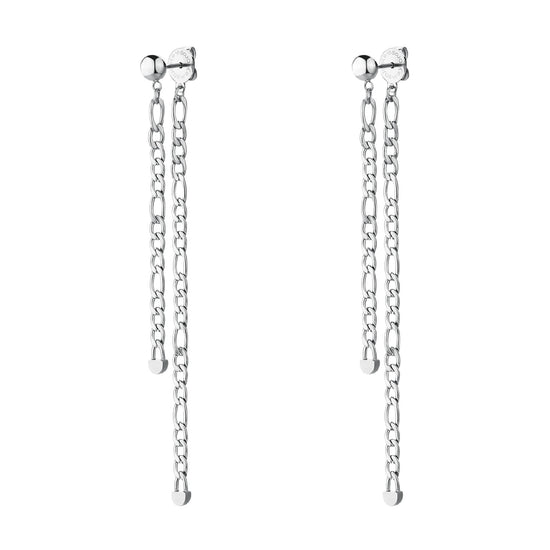 Orecchini pendenti Brosway Essential in acciaio 316L argento MISURA UNICA