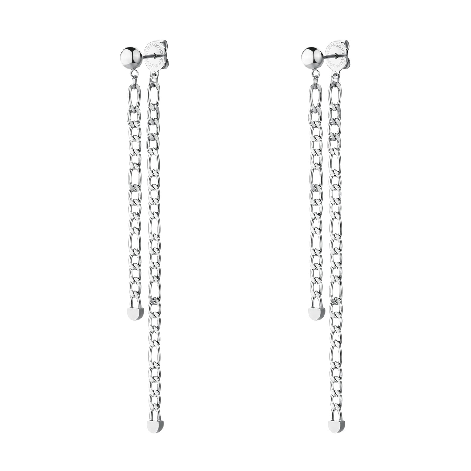 Orecchini pendenti Brosway Essential in acciaio 316L argento MISURA UNICA