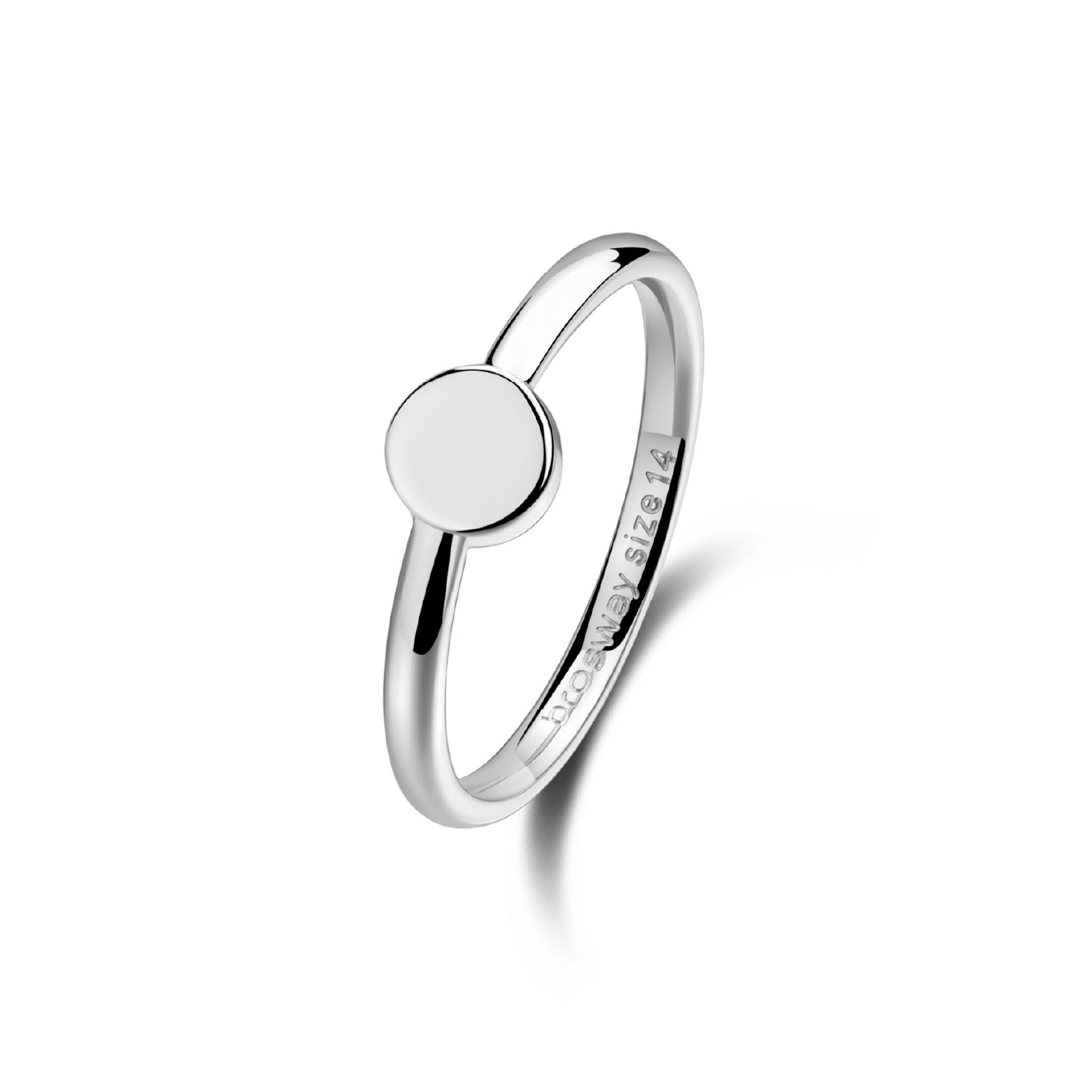 Anello Brosway Essential in acciaio 316L argento da donna 12