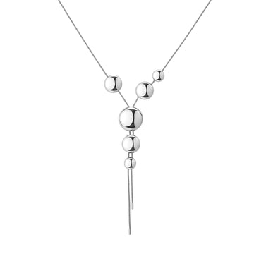 Collana a Y Brosway Muse in acciaio con sfere da donna MISURA UNICA