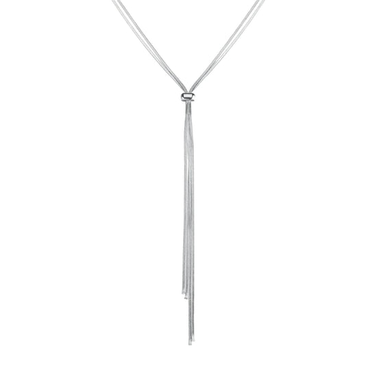 Collana a Y Brosway Weave in acciaio multifilo da donna MISURA UNICA