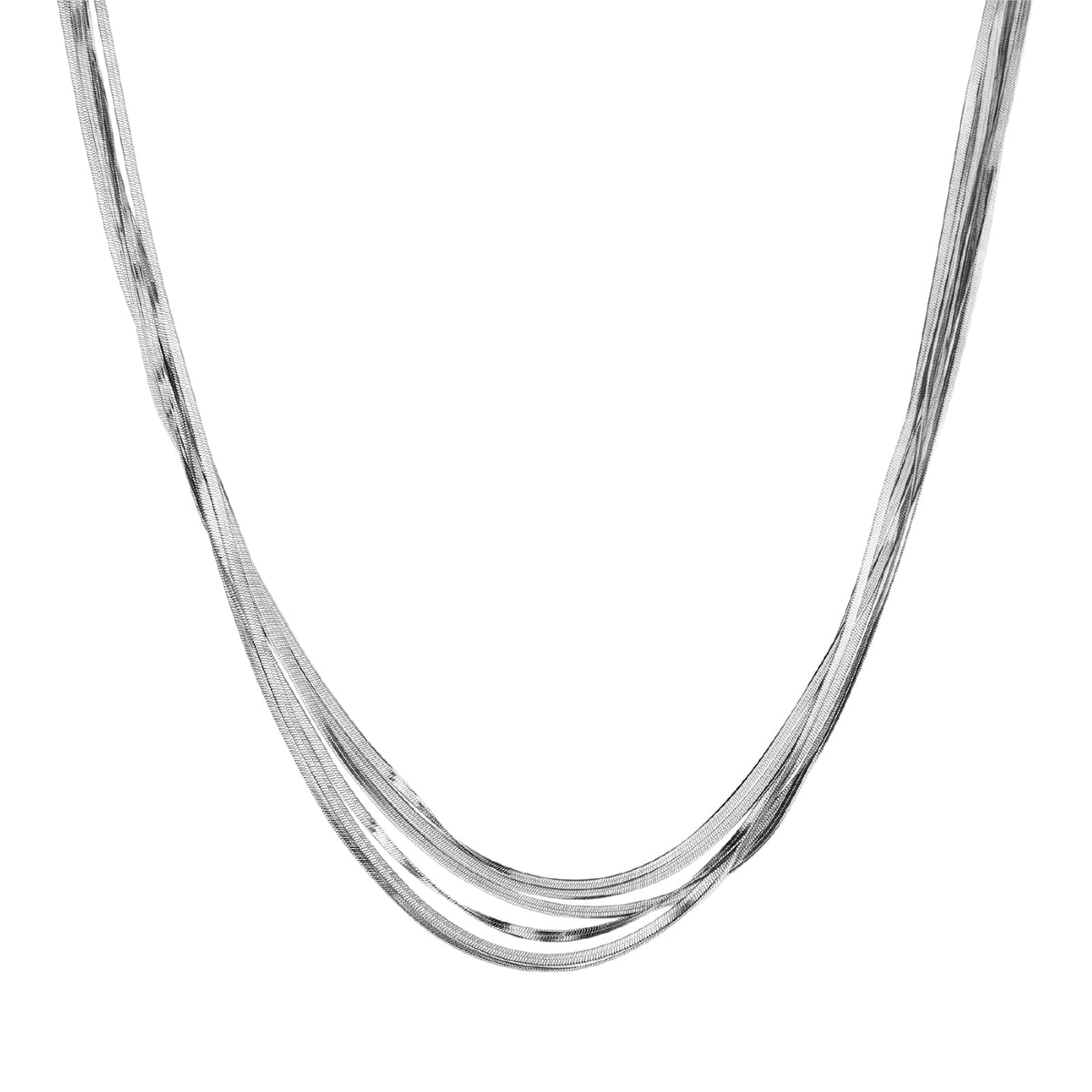Collana girocollo Brosway Weave in acciaio multifilo MISURA UNICA