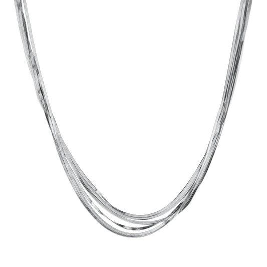 Collana girocollo Brosway Weave in acciaio multifilo MISURA UNICA
