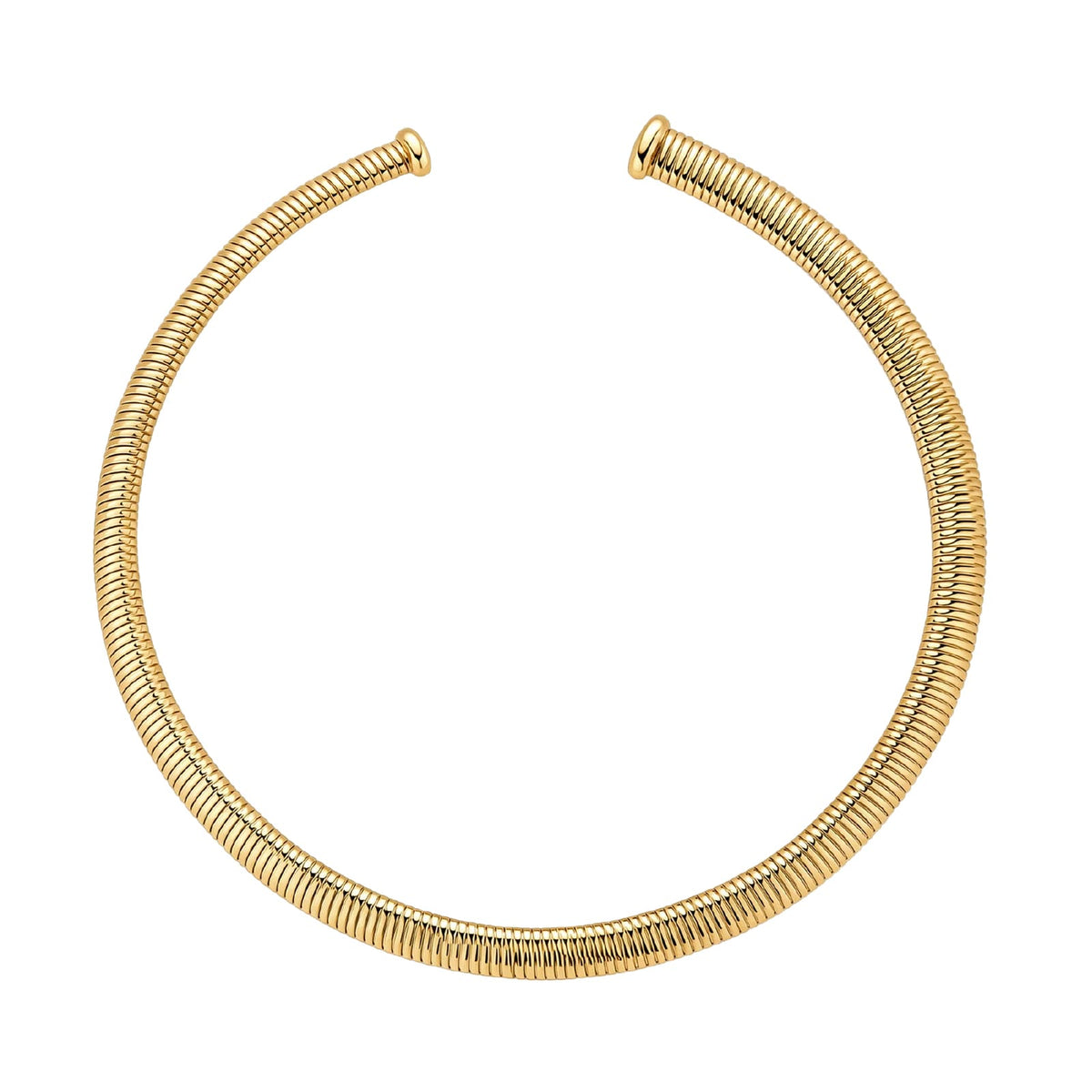 Collana rigida Brosway Weave in acciaio oro catena tubogas MISURA UNICA