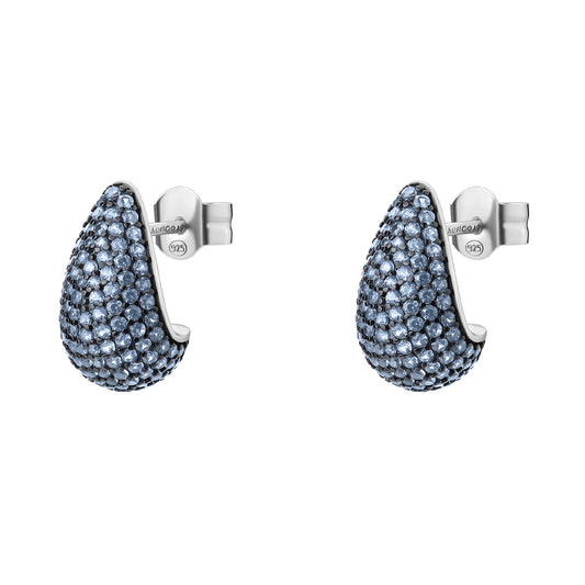 Orecchini a goccia Brosway Fancy in argento e zirconi azzurri BW.FCL115