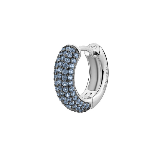 Mono orecchino Brosway Fancy in argento con zirconi azzurri BW.FCL116