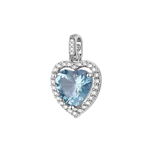 Pendente a cuore Brosway Fancy in argento con zirconi MISURA UNICA