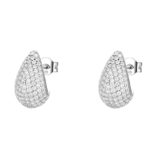 Orecchini a goccia Brosway Fancy in argento e zirconi bianchi BW.FIW125