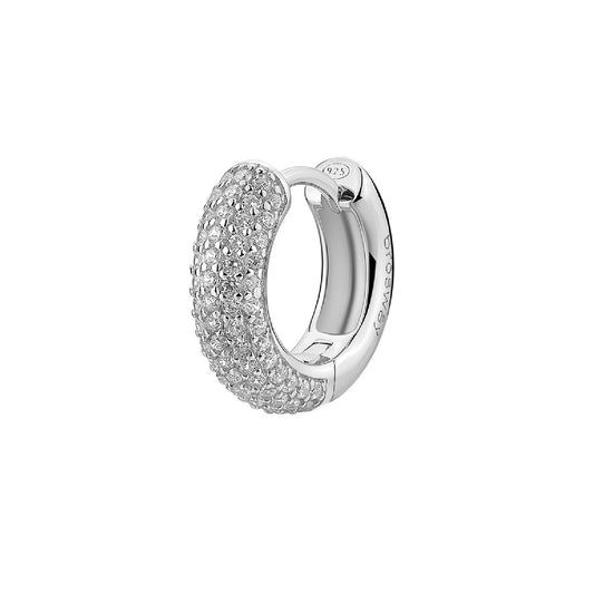 Mono orecchino a cerchio Brosway Fancy in argento e zirconi BW.FIW126