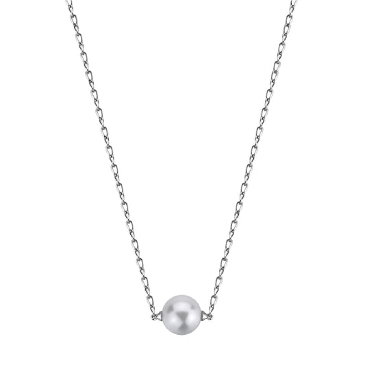 Collana girocollo Brosway Fancy argento con perla centrale MISURA UNICA