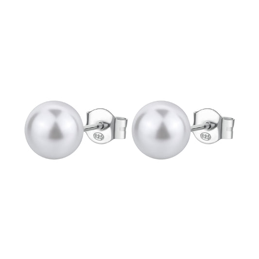 Orecchini a lobo Brosway Fancy argento con perle grandi MISURA UNICA