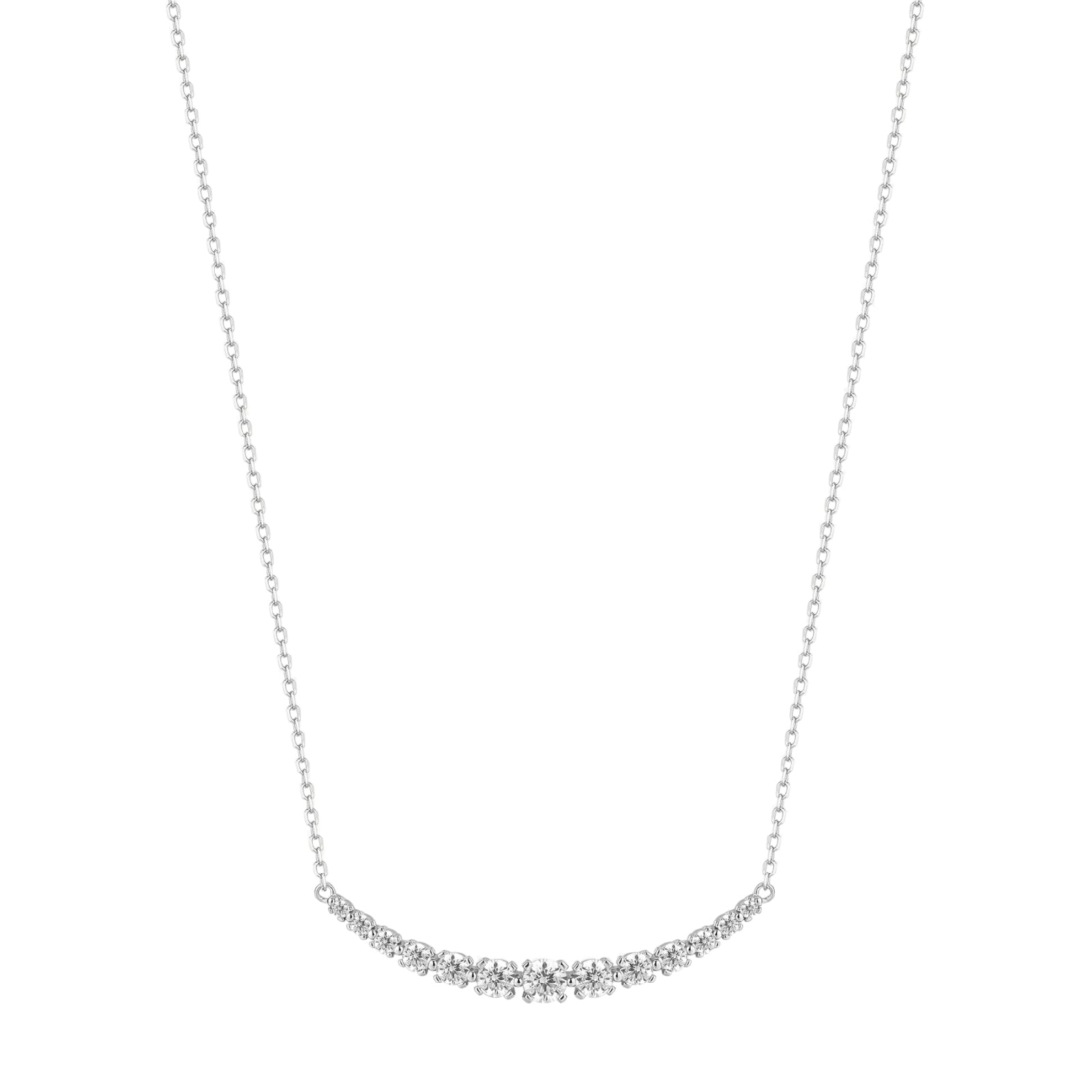 Collana Brosway Fancy in argento con zirconi bianchi MISURA UNICA