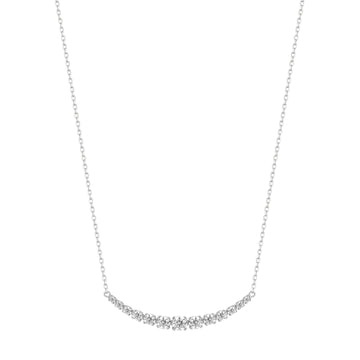 Collana Brosway Fancy in argento con zirconi bianchi MISURA UNICA