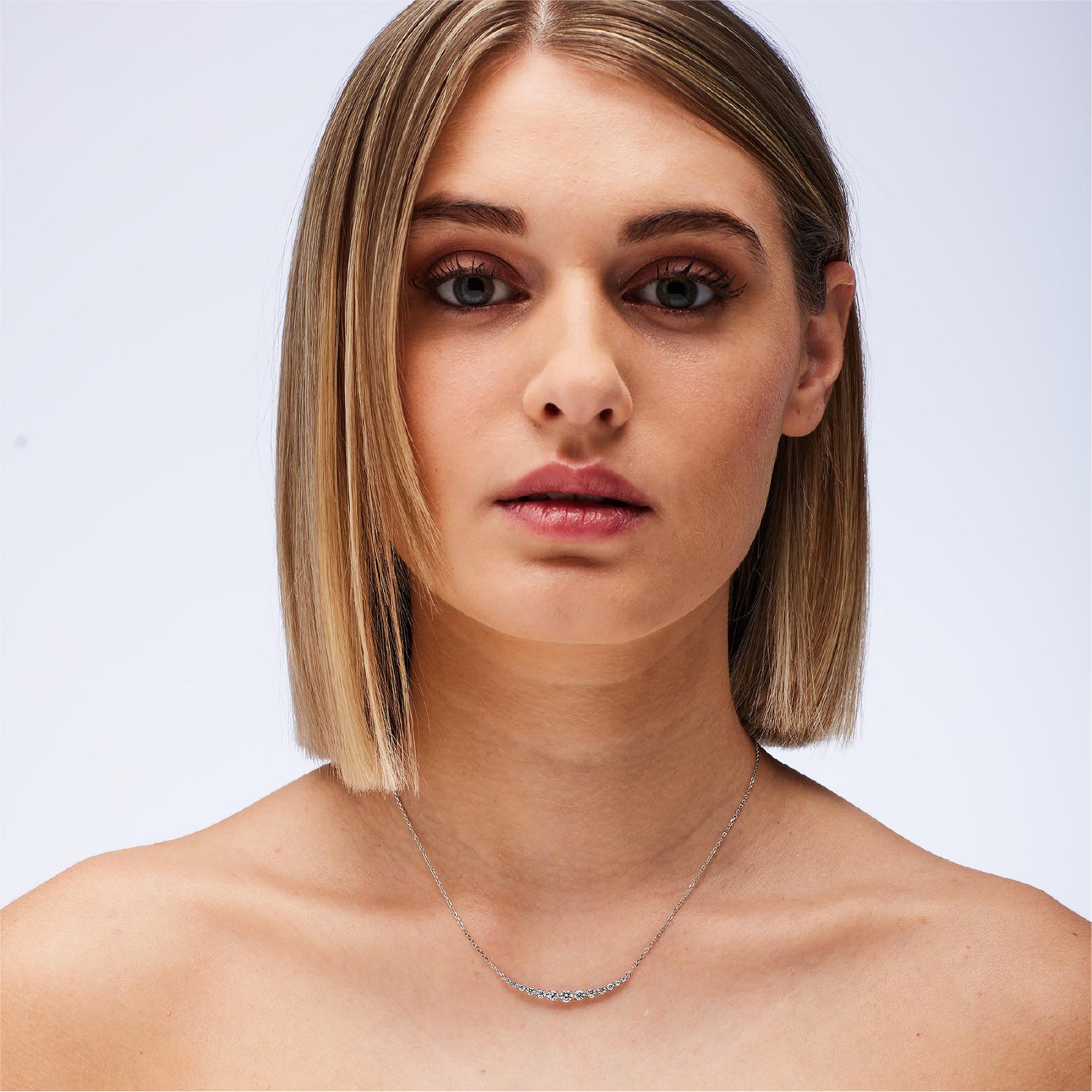 Collana Brosway Fancy in argento con zirconi bianchi MISURA UNICA