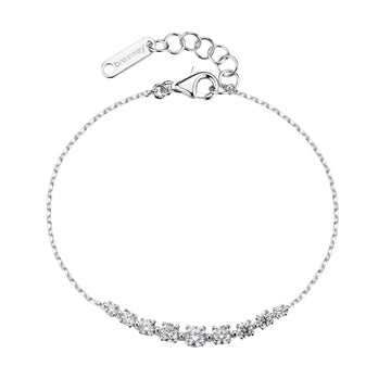 Bracciale catena Brosway Fancy argento zirconi bianchi 18 cm