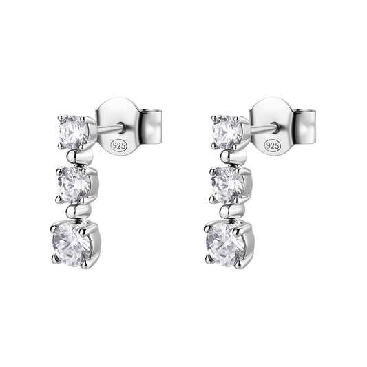 Orecchini pendenti Brosway Fancy in argento e zirconi bianchi MISURA UNICA