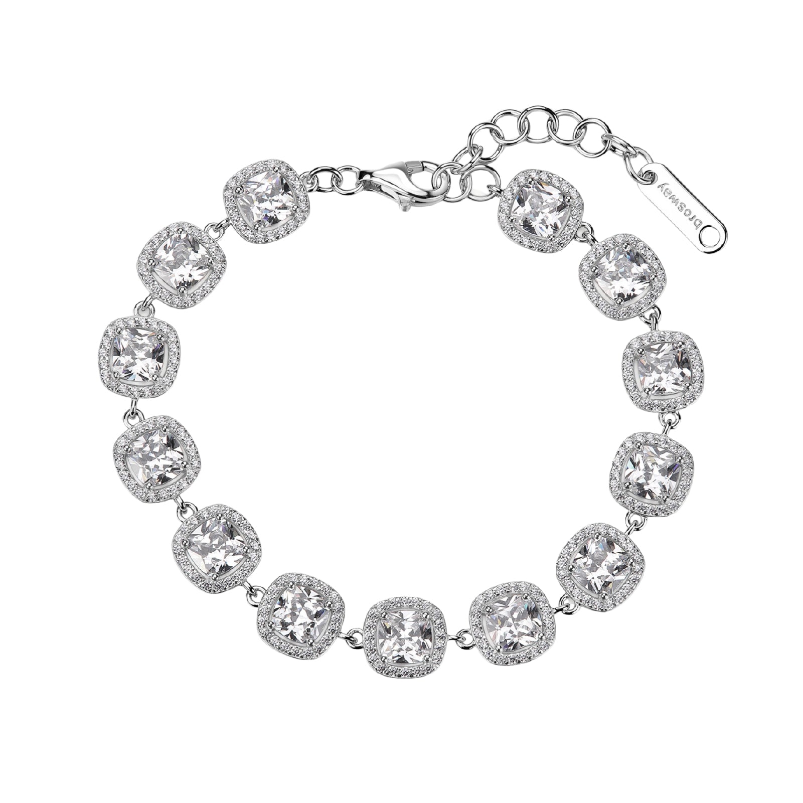 Bracciale tennis Brosway Fancy in argento con zirconi 18 cm