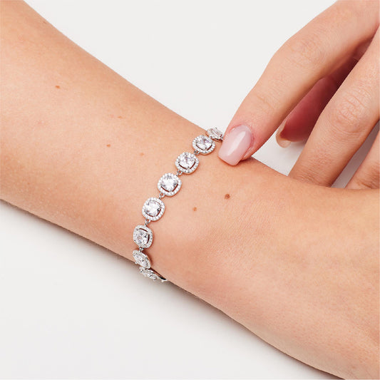 Bracciale tennis Brosway Fancy in argento con zirconi 18 cm