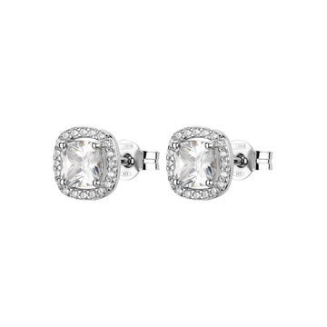 Orecchini lobo Brosway Fancy argento con zirconi bianchi MISURA UNICA