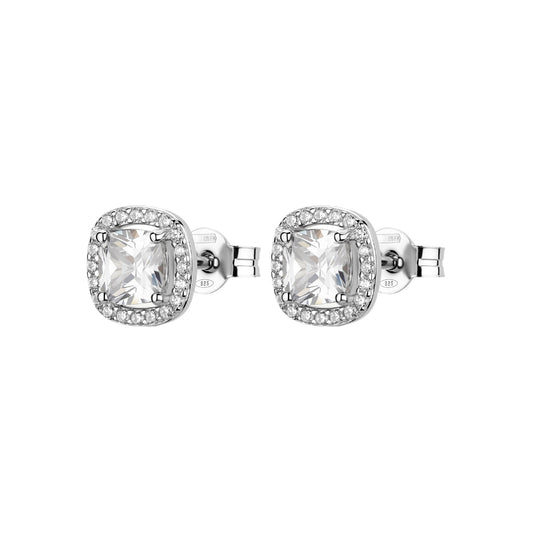 Orecchini lobo Brosway Fancy argento con zirconi bianchi MISURA UNICA