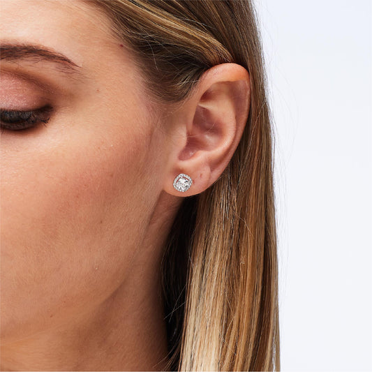 Orecchini lobo Brosway Fancy argento con zirconi bianchi MISURA UNICA