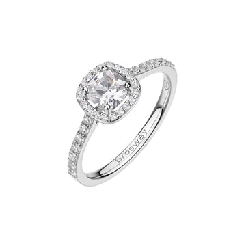 Anello donna Brosway Fancy in argento con zirconi bianchi
