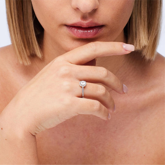 Anello donna Brosway Fancy in argento con zirconi bianchi