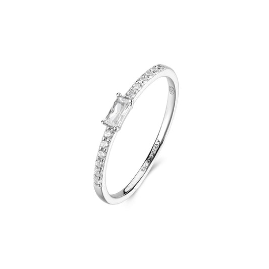 Anello fedina Brosway Fancy in argento con zirconi bianchi 12