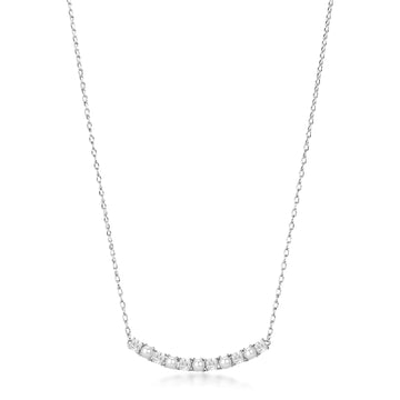 Collana girocollo Brosway Fancy argento con zirconi e perle MISURA UNICA