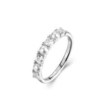 Anello donna Brosway Fancy in argento con zirconi e perle 12