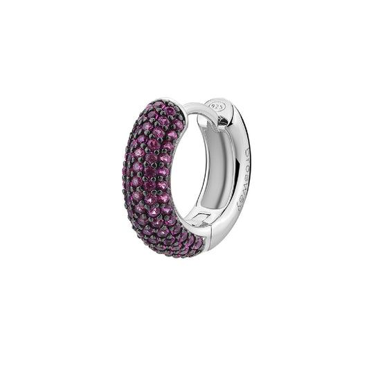 Mono orecchino Brosway Fancy in argento e zirconi rossi BW.FPR124