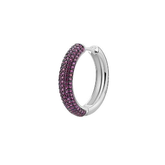 Mono orecchino Brosway Fancy in argento e zirconi rossi BW.FPR125