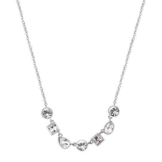 Collana donna Brosway Symphonia in acciaio con cristalli bianchi diversi BYM161-1