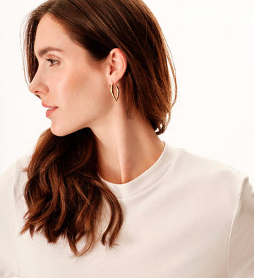 Orecchini a cerchio Breil da donna dorati