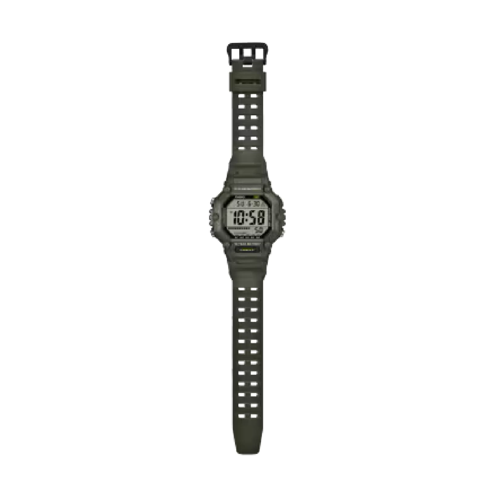 Orologio digitale Casio Timeless con cinturino extra-lungo MISURA UNICA