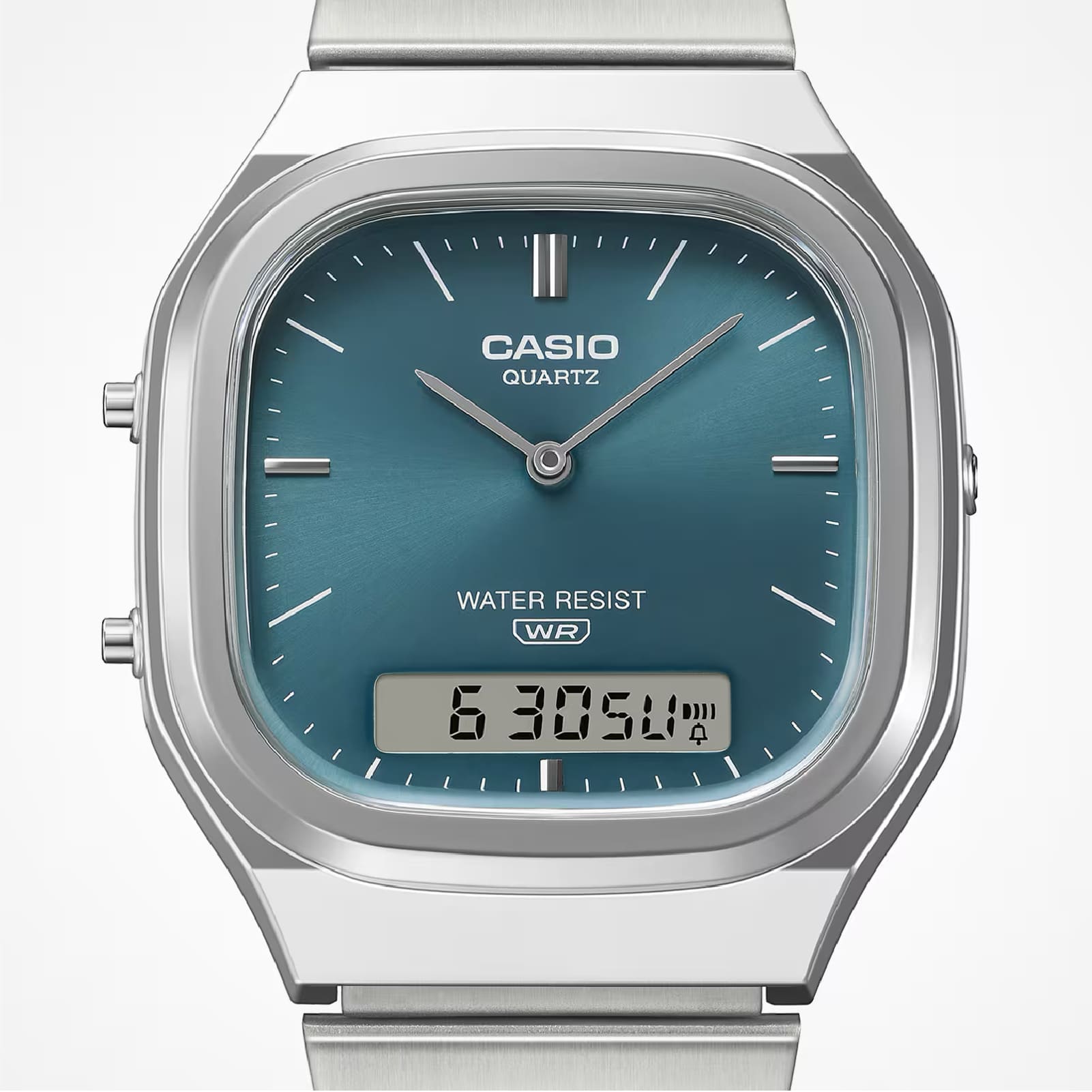 Orologio analogico-digitale Casio Vintage azzurro da donna MISURA UNICA