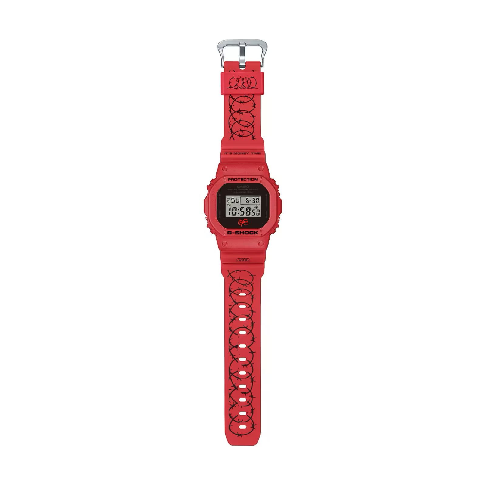 Orologio digitale G-SHOCK collaborazione Sfera Ebbasta rosso MISURA UNICA