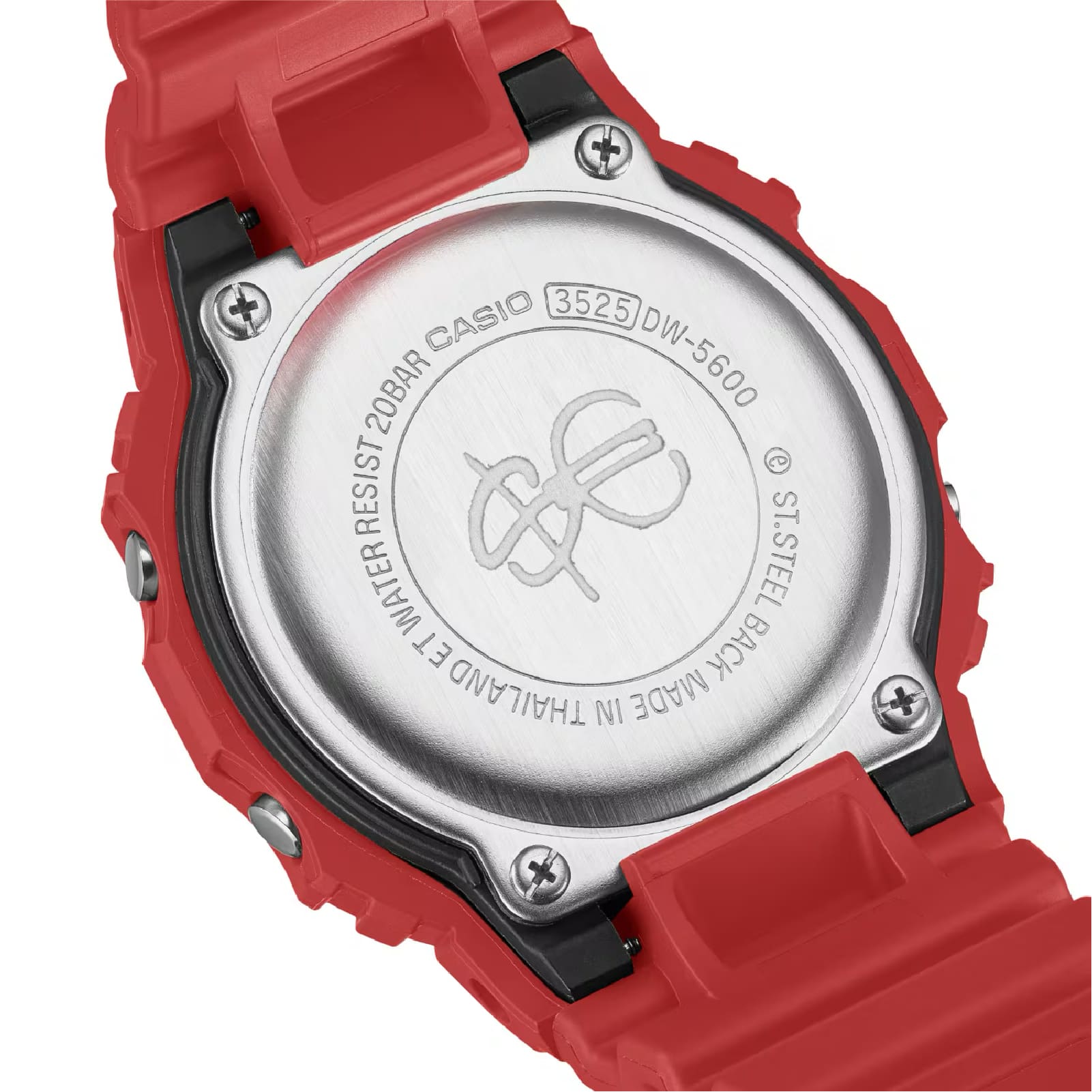 Orologio digitale G-SHOCK collaborazione Sfera Ebbasta rosso MISURA UNICA