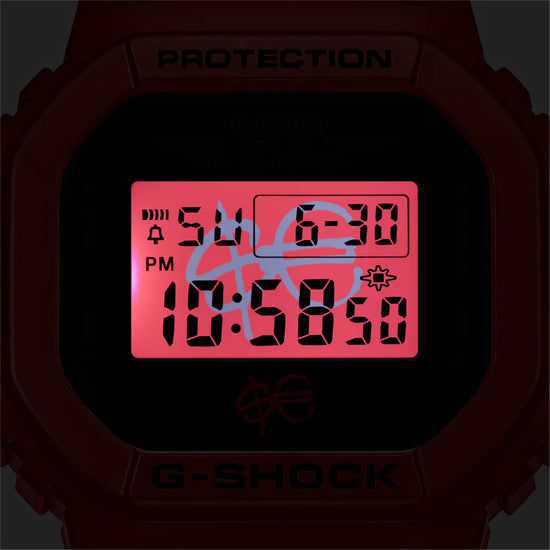 Orologio digitale G-SHOCK collaborazione Sfera Ebbasta rosso MISURA UNICA