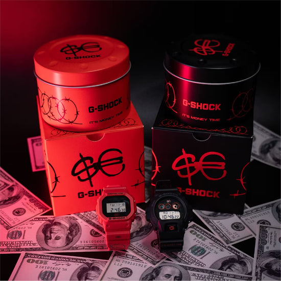 Orologio digitale G-SHOCK collaborazione Sfera Ebbasta rosso MISURA UNICA