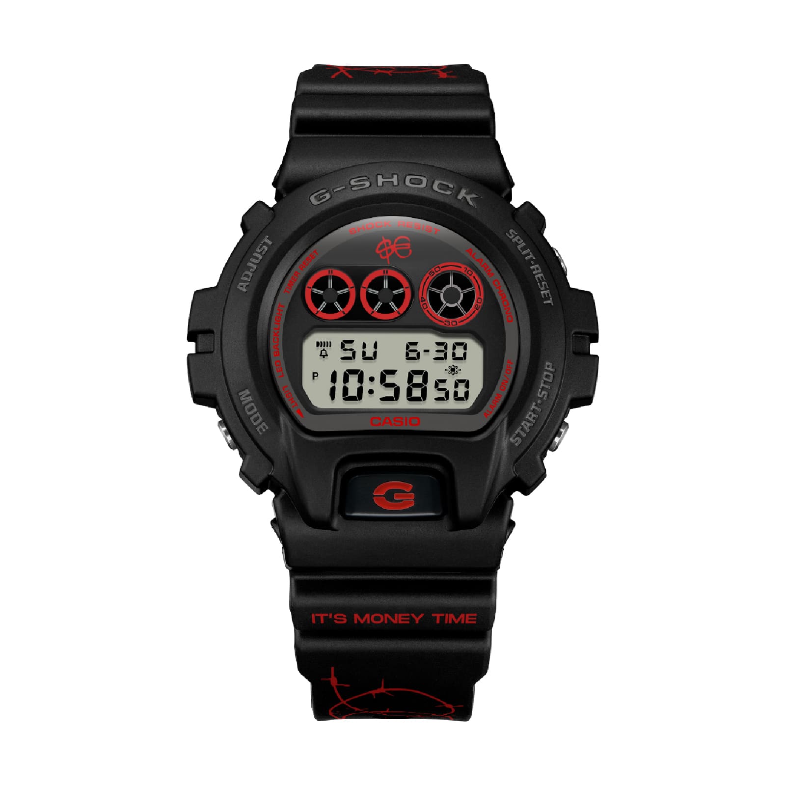 Orologio digitale G-SHOCK collaborazione Sfera Ebbasta nero MISURA UNICA