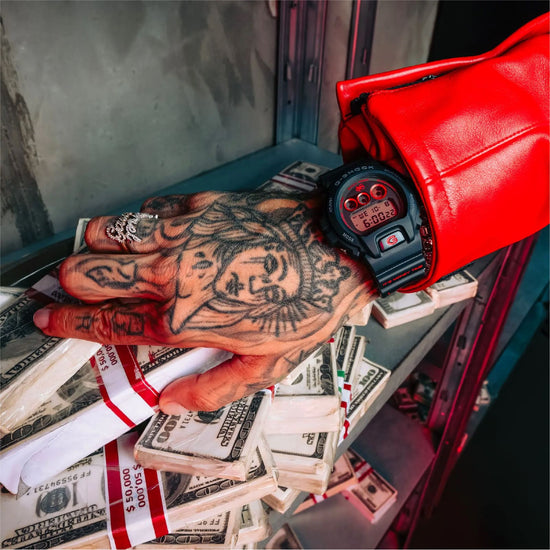 Orologio digitale G-SHOCK collaborazione Sfera Ebbasta nero MISURA UNICA