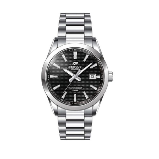 Orologio da uomo Casio in acciaio con quadrante nero MISURA UNICA